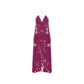 Halterneck backless dress
