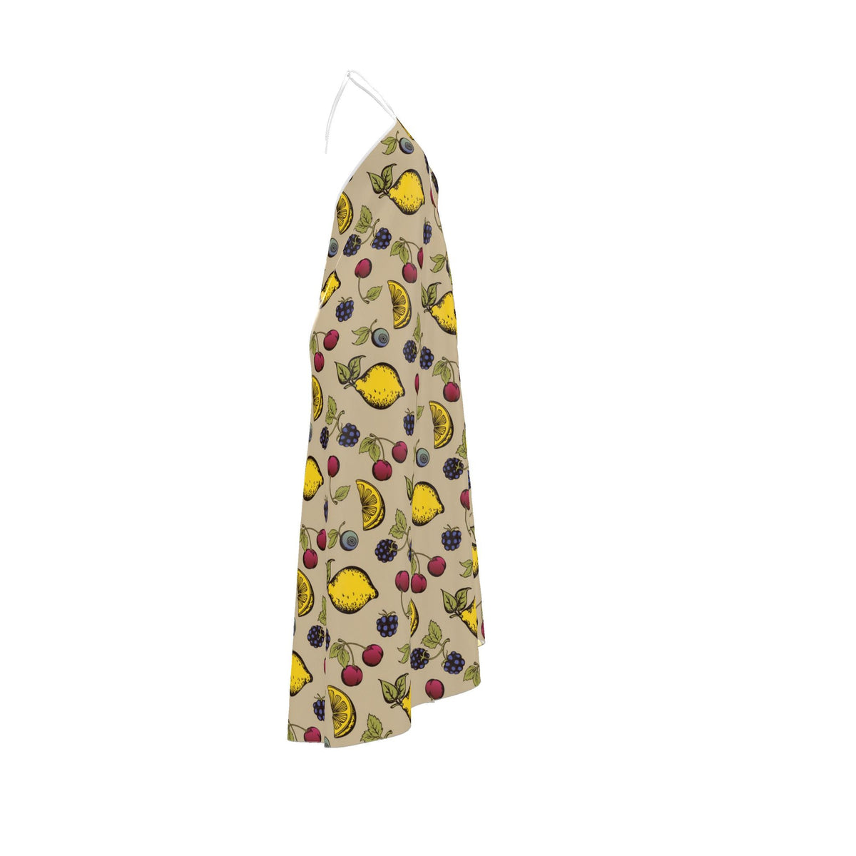 Halterneck backless dress
