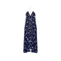 Halterneck backless dress