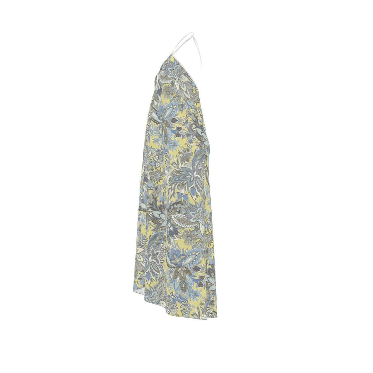 Halterneck backless dress