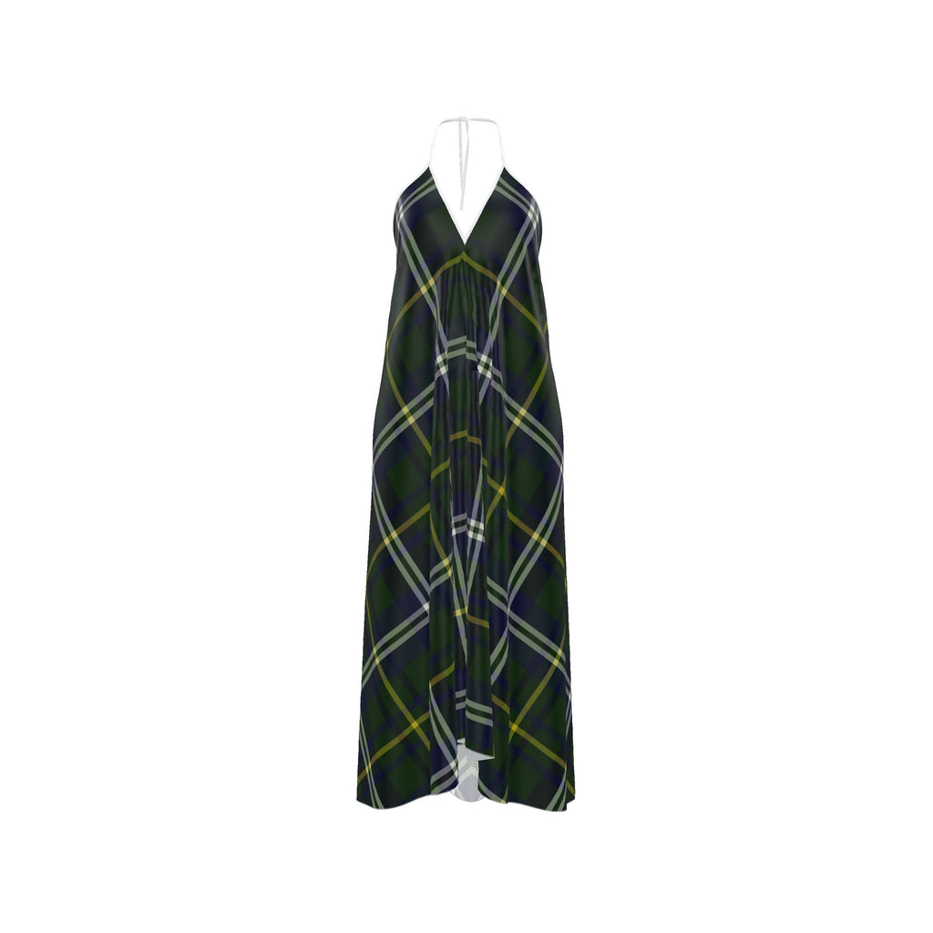 Halterneck backless dress