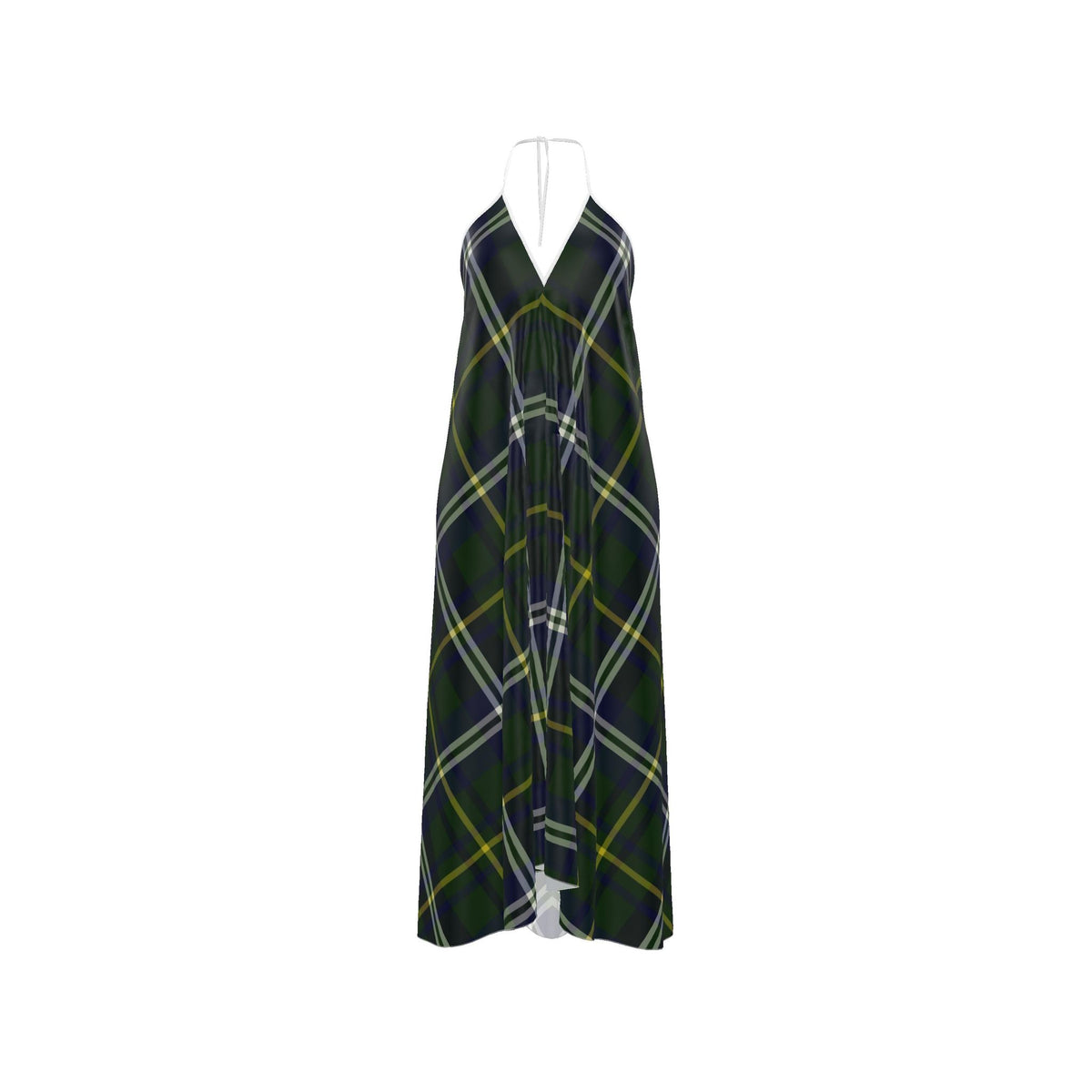 Halterneck backless dress