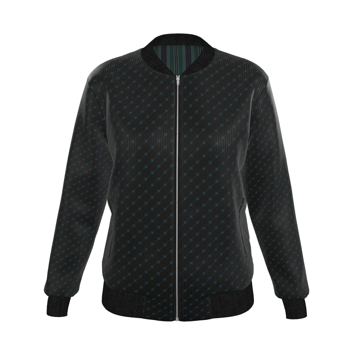 Women's Reversible Silk Bomber Jacket
