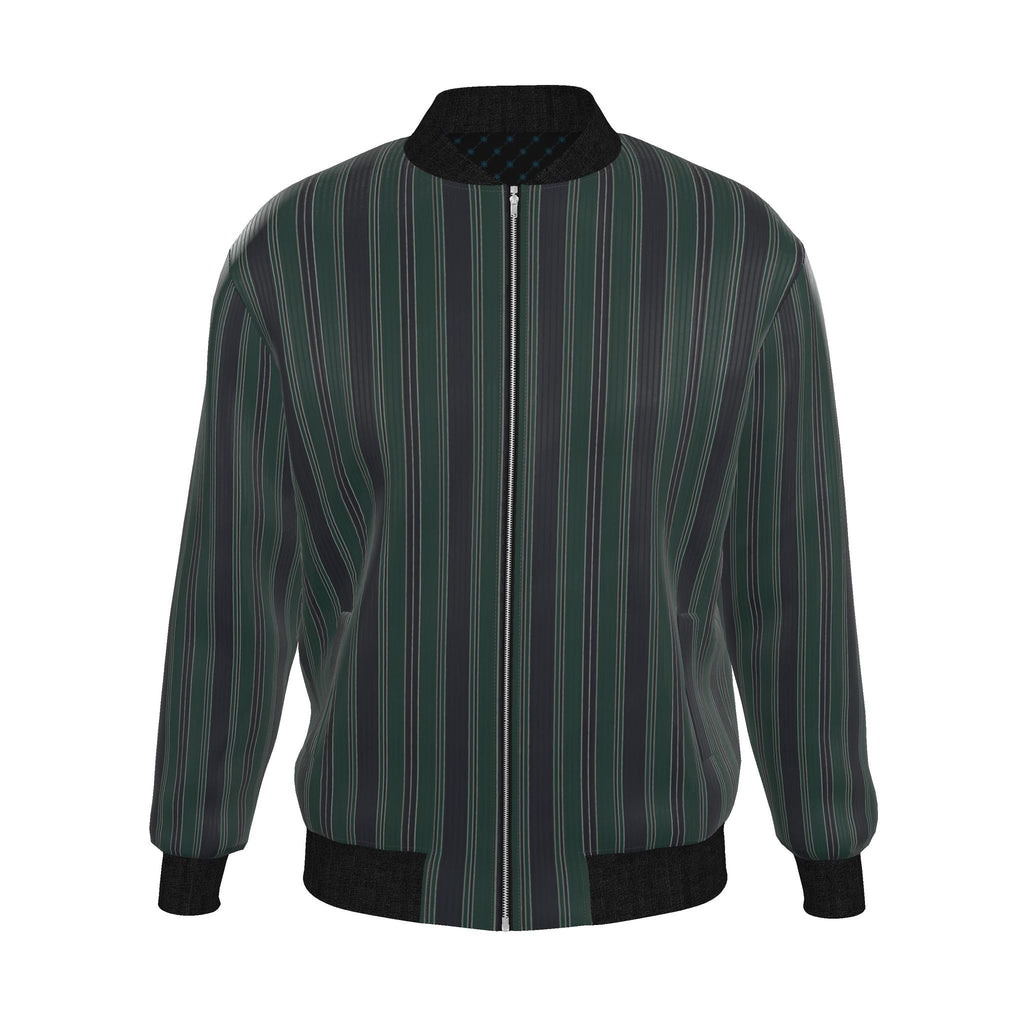 Mens Reversible Silk Bomber Jacket