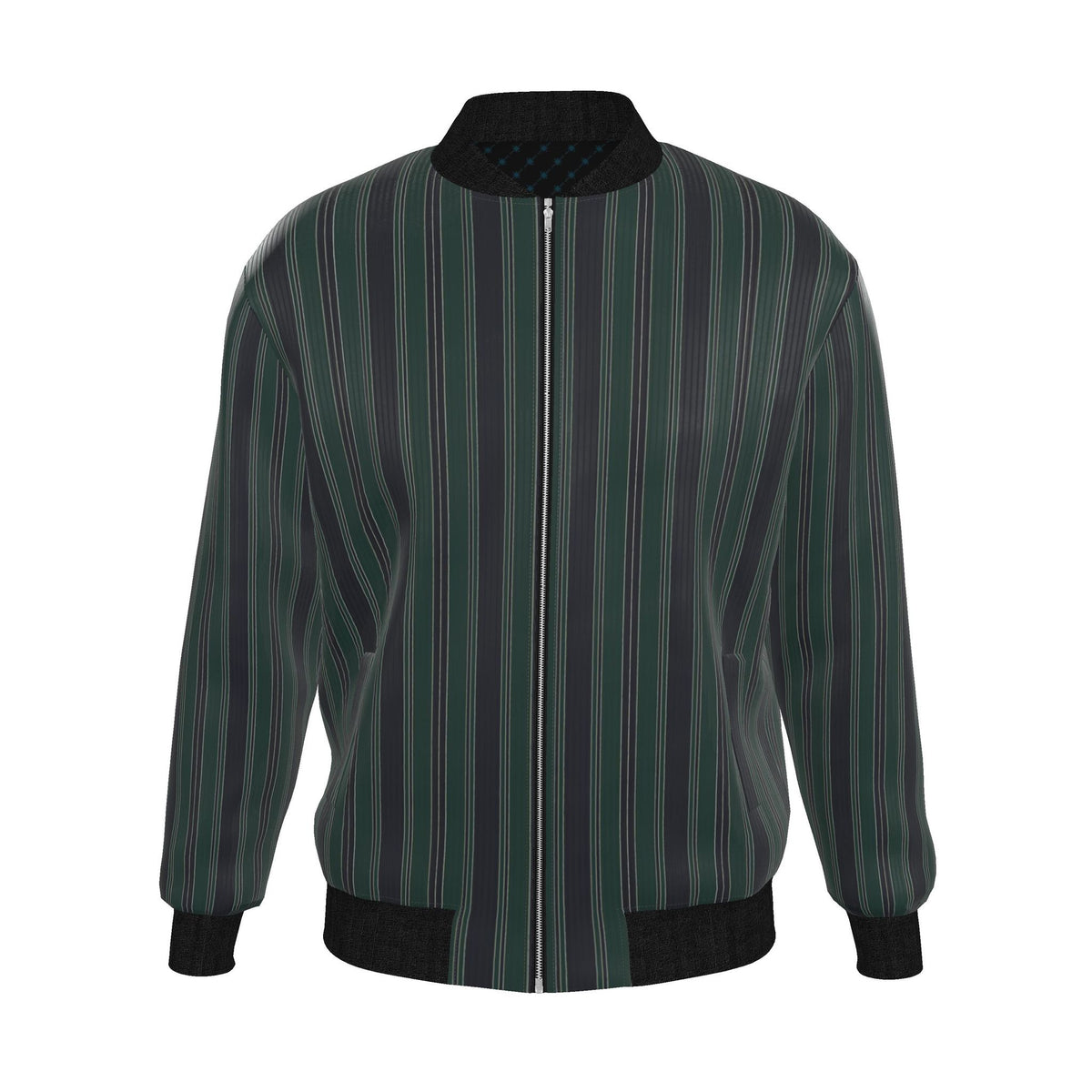 Mens Reversible Silk Bomber Jacket