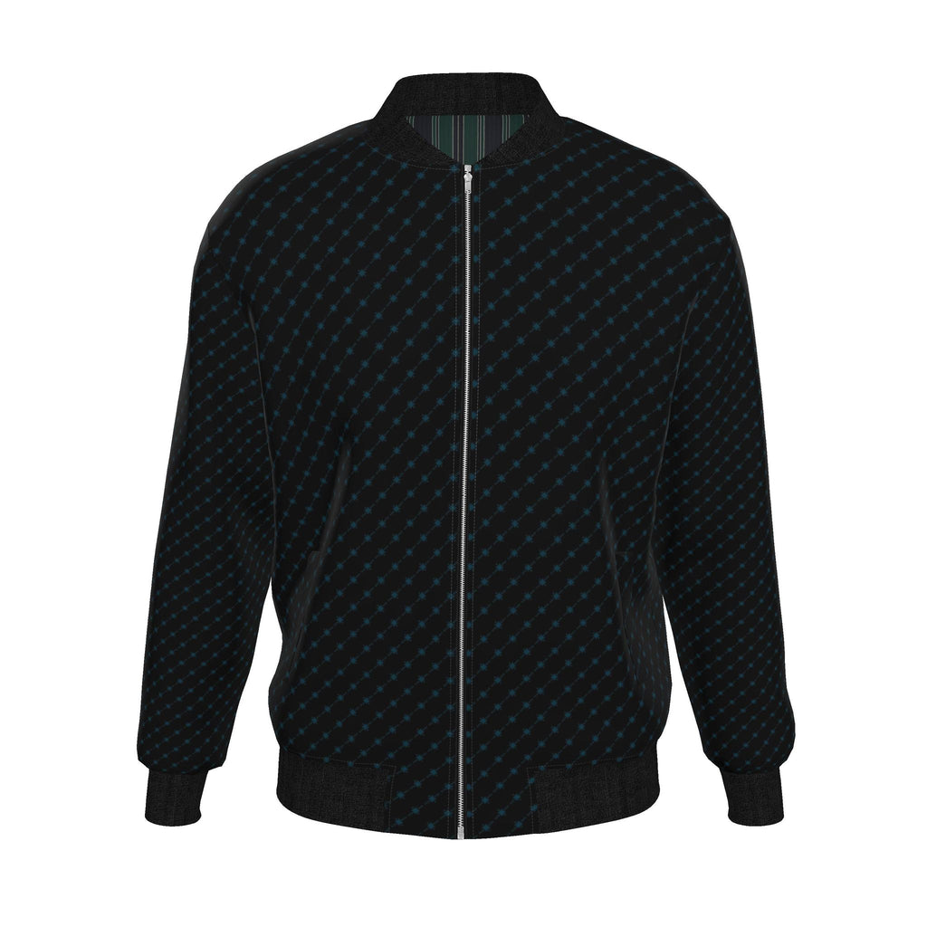 Mens Reversible Silk Bomber Jacket