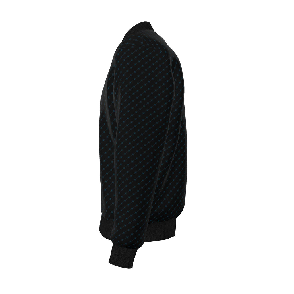 Mens Reversible Silk Bomber Jacket