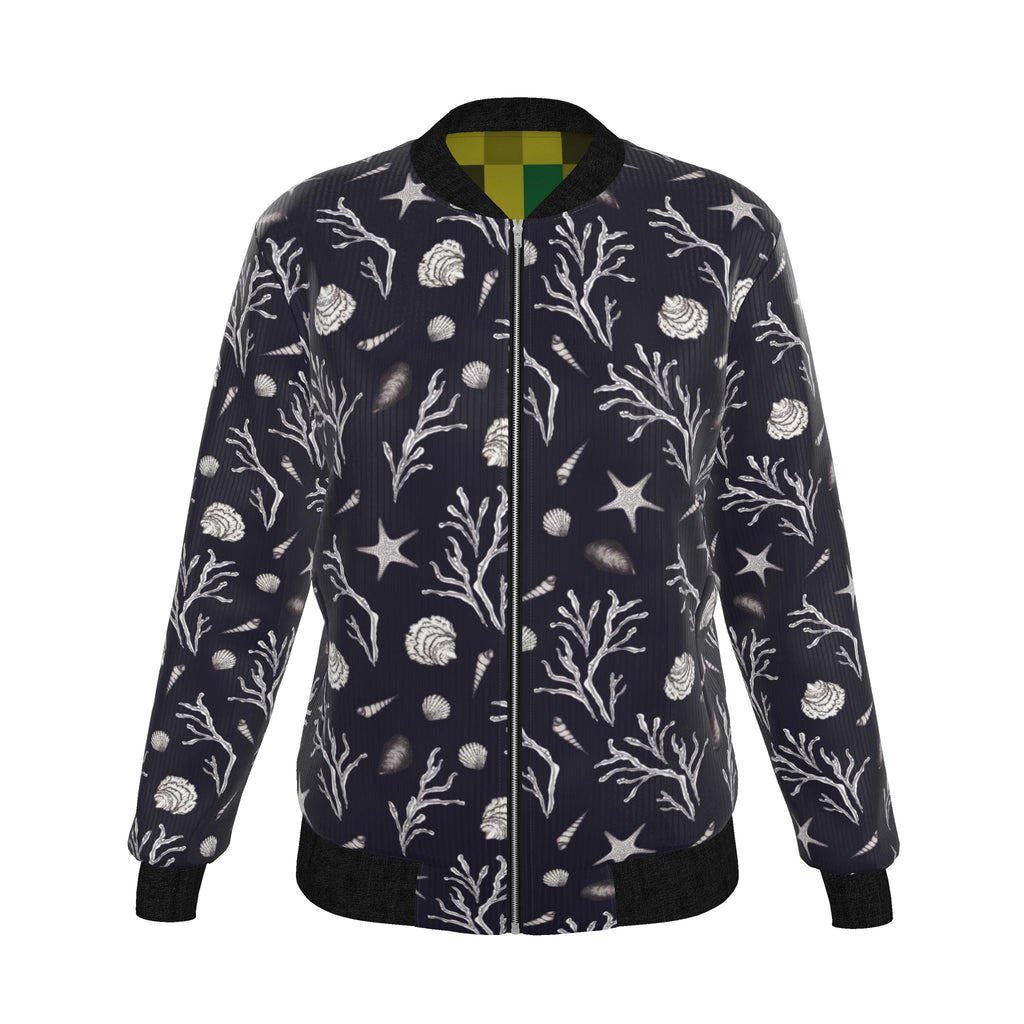 Women's Reversible Silk Bomber Jacket