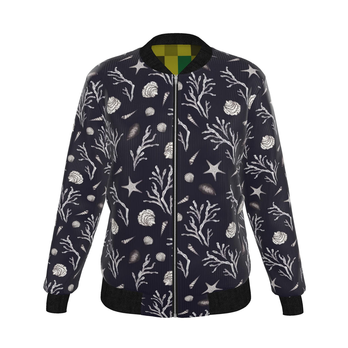 Women's Reversible Silk Bomber Jacket