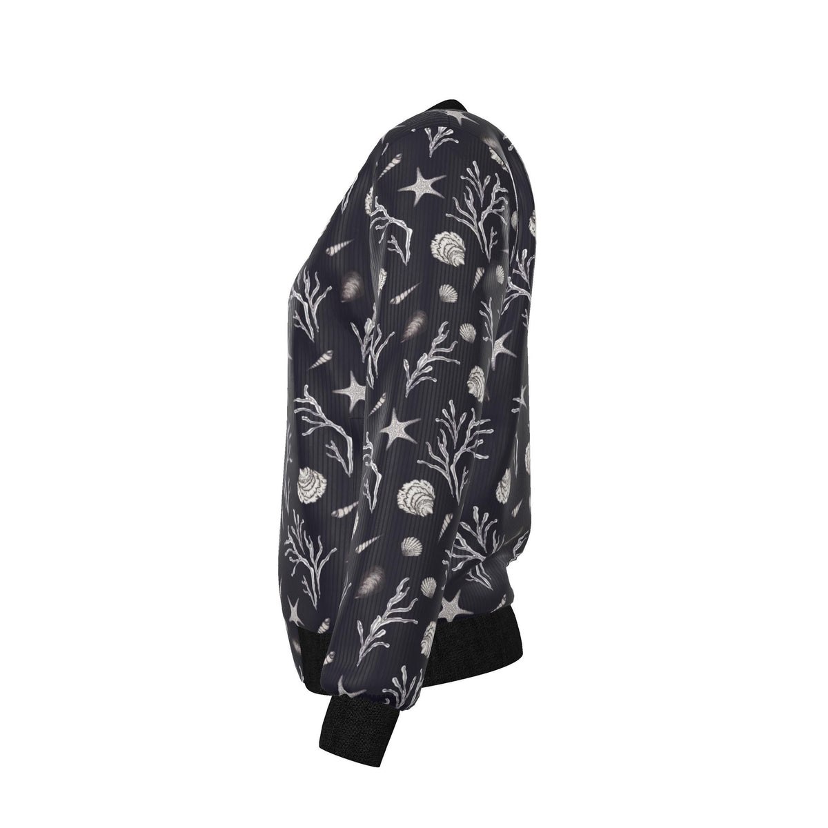 Women's Reversible Silk Bomber Jacket