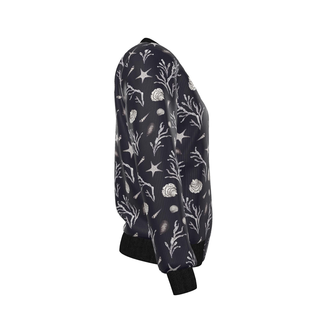 Women's Reversible Silk Bomber Jacket