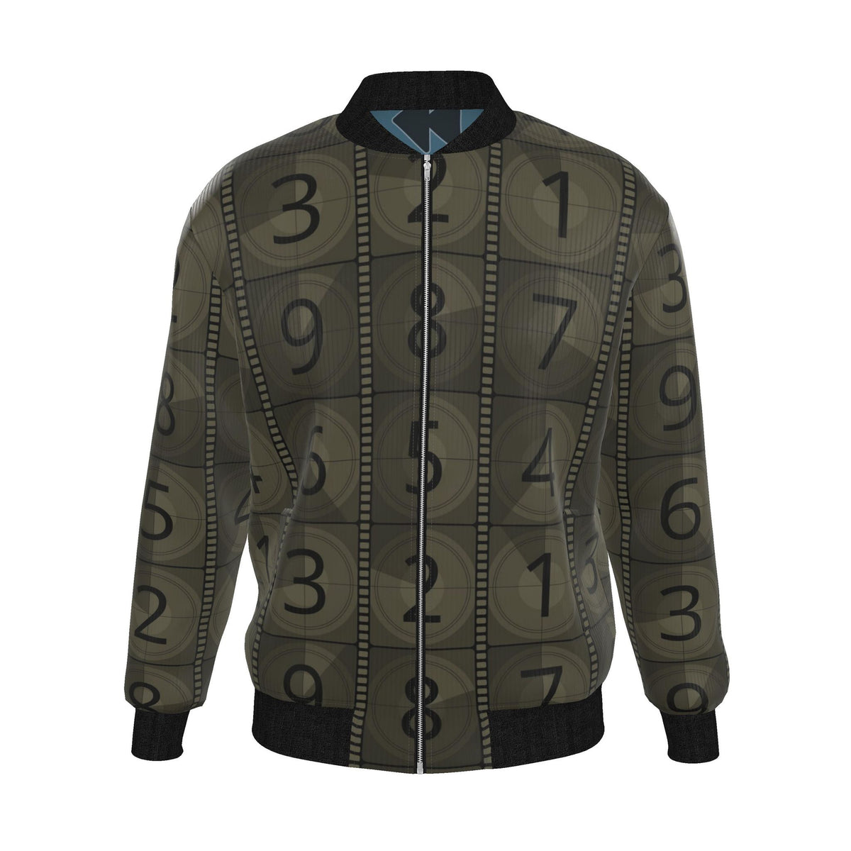 Mens Reversible Silk Bomber Jacket