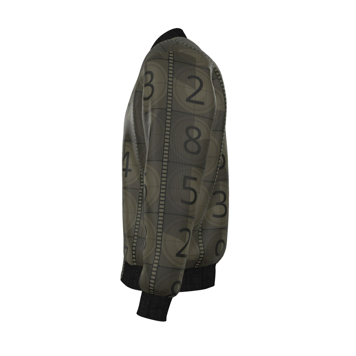 Mens Reversible Silk Bomber Jacket