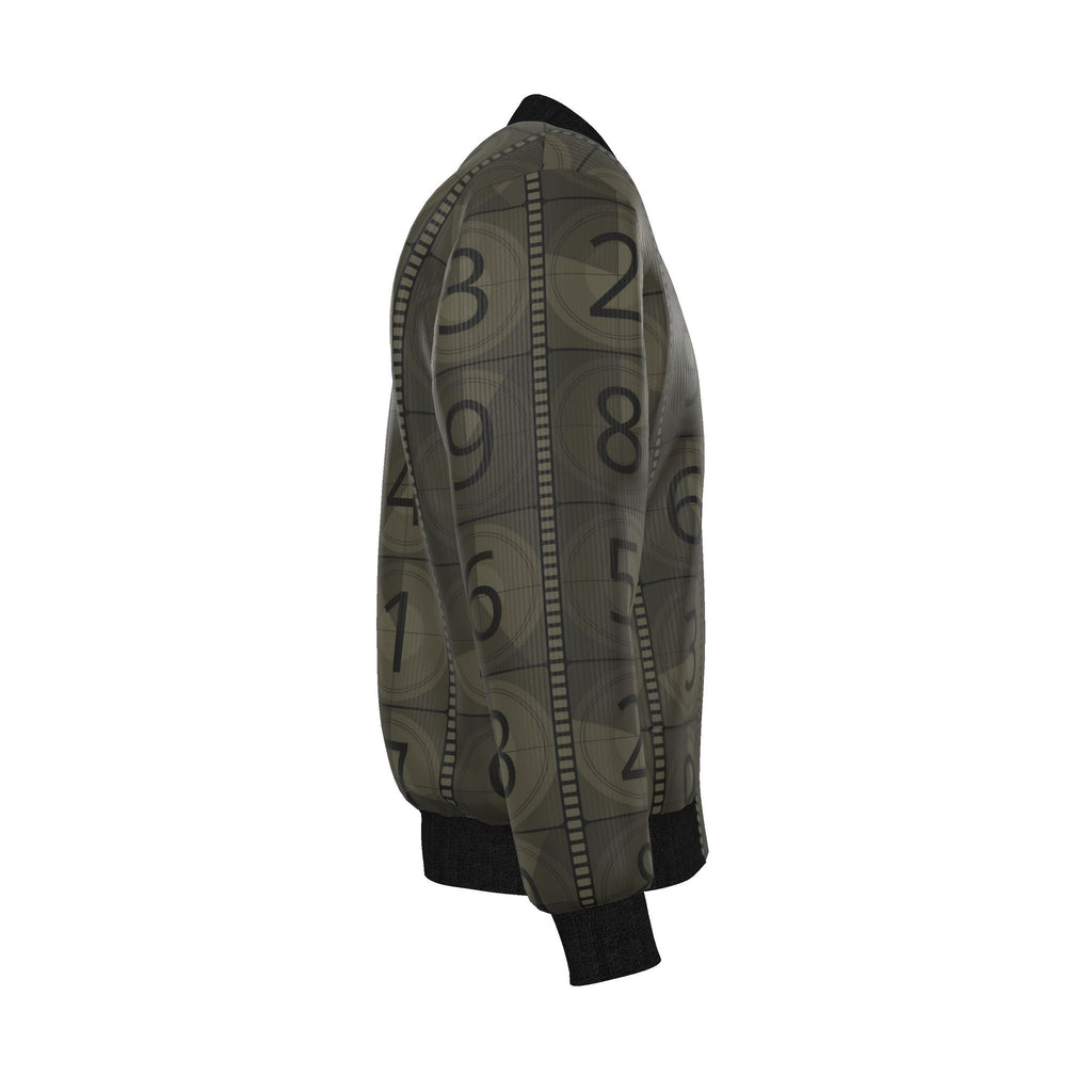 Mens Reversible Silk Bomber Jacket