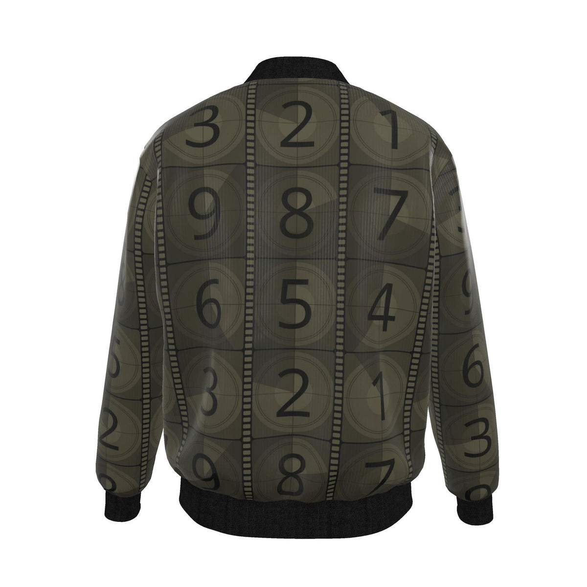 Mens Reversible Silk Bomber Jacket
