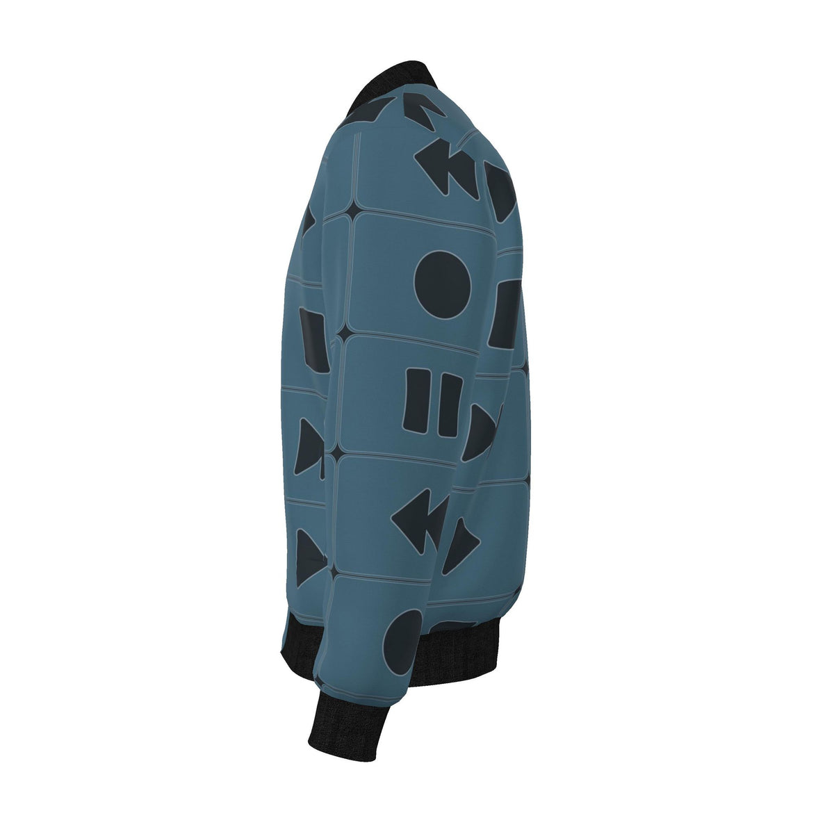 Mens Reversible Silk Bomber Jacket