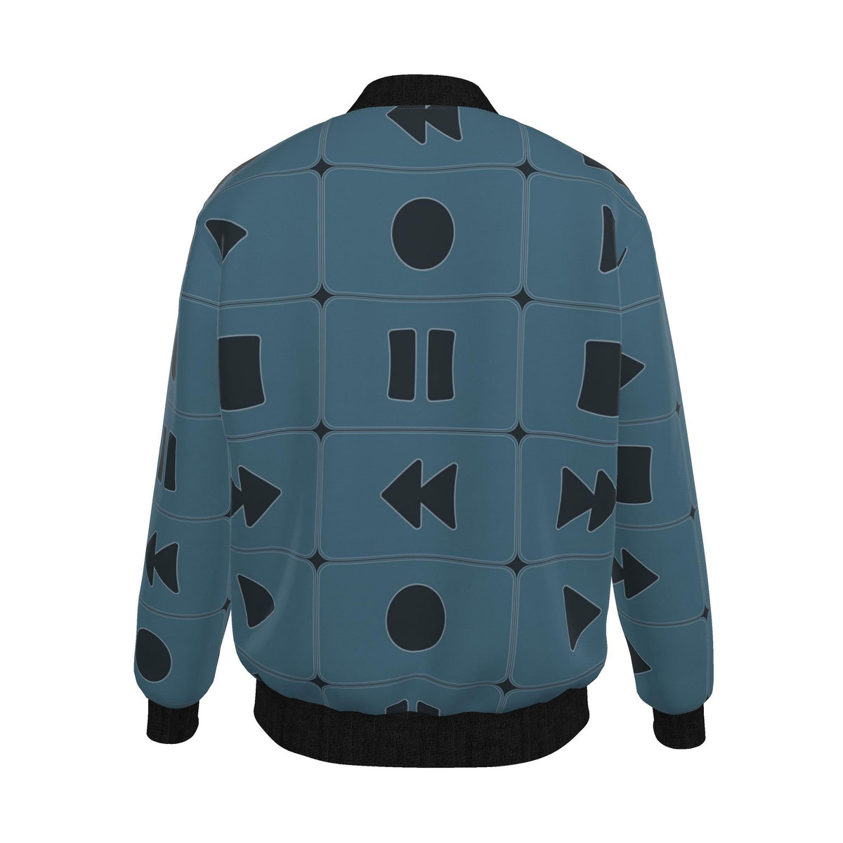 Mens Reversible Silk Bomber Jacket