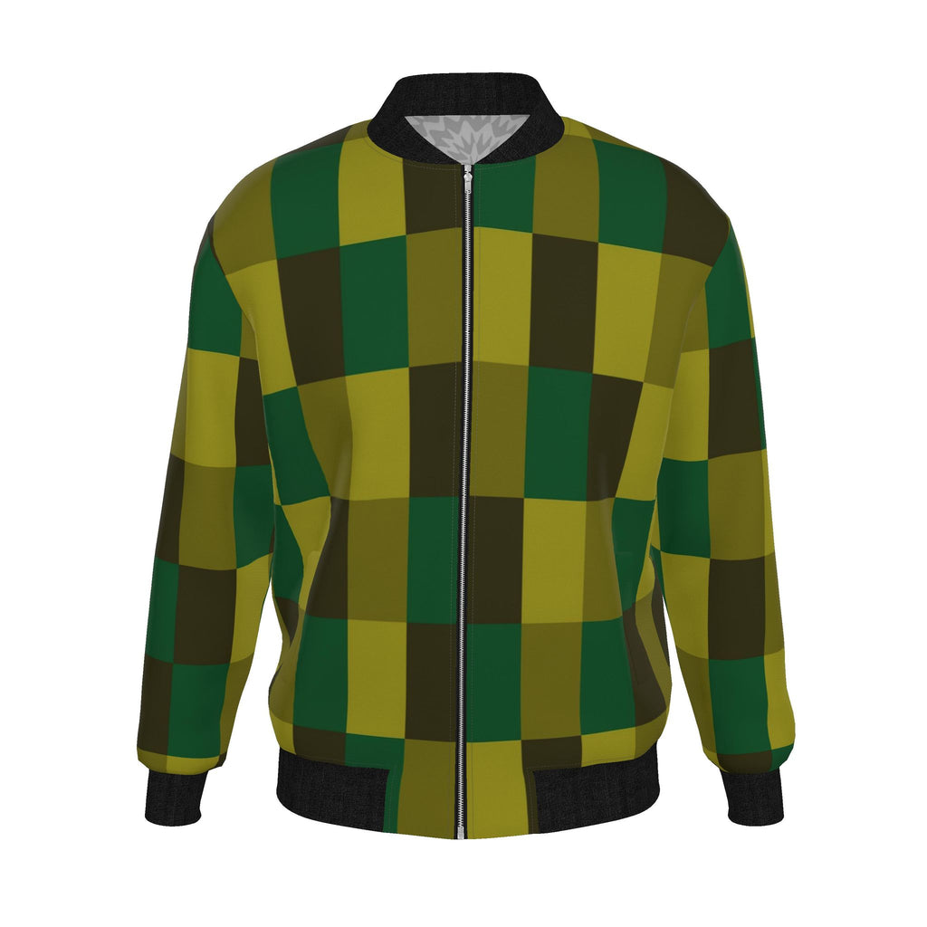 Mens Reversible Silk Bomber Jacket