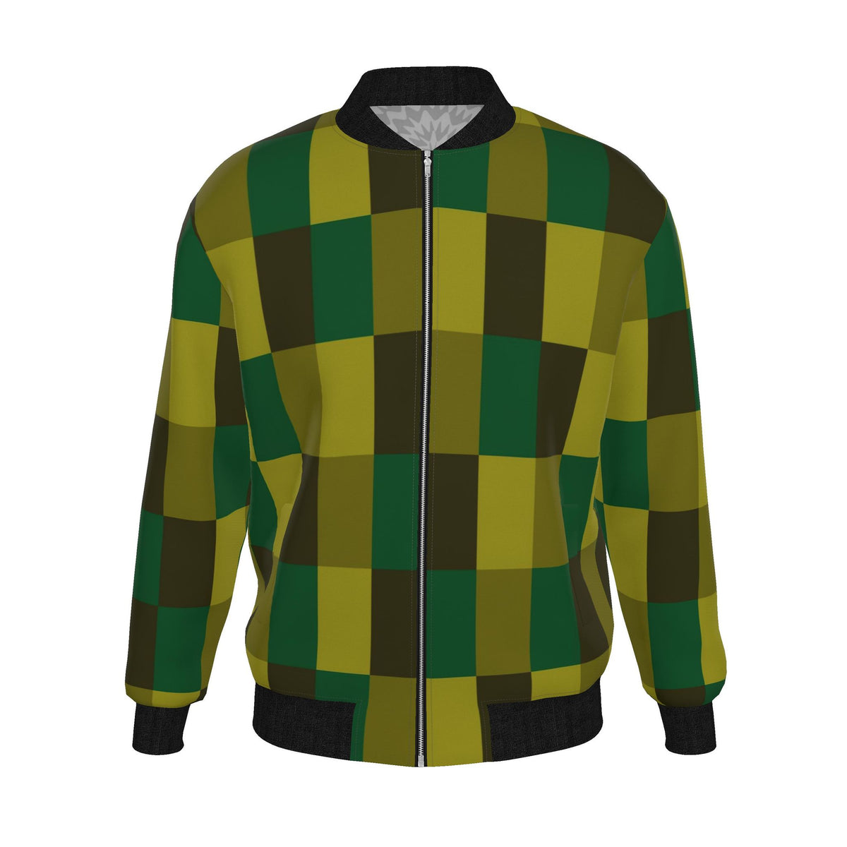 Mens Reversible Silk Bomber Jacket