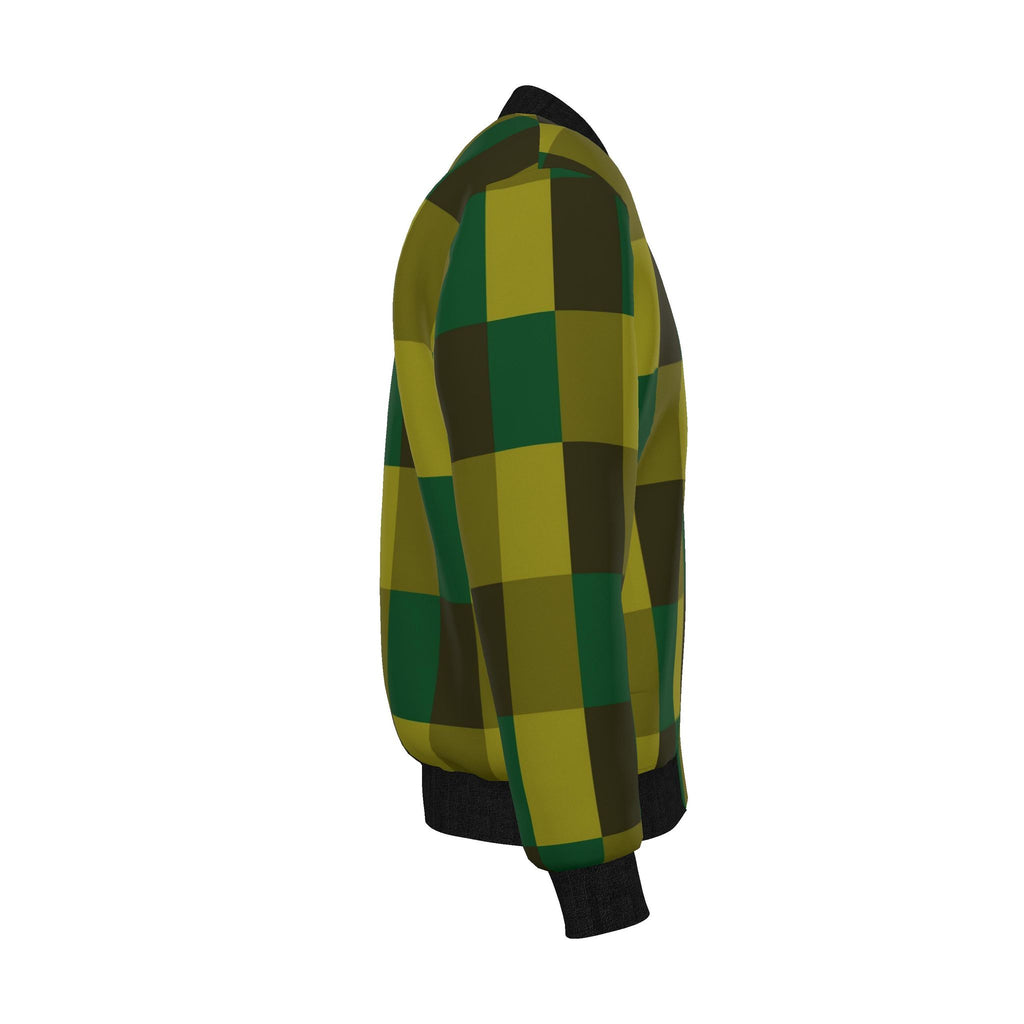 Mens Reversible Silk Bomber Jacket