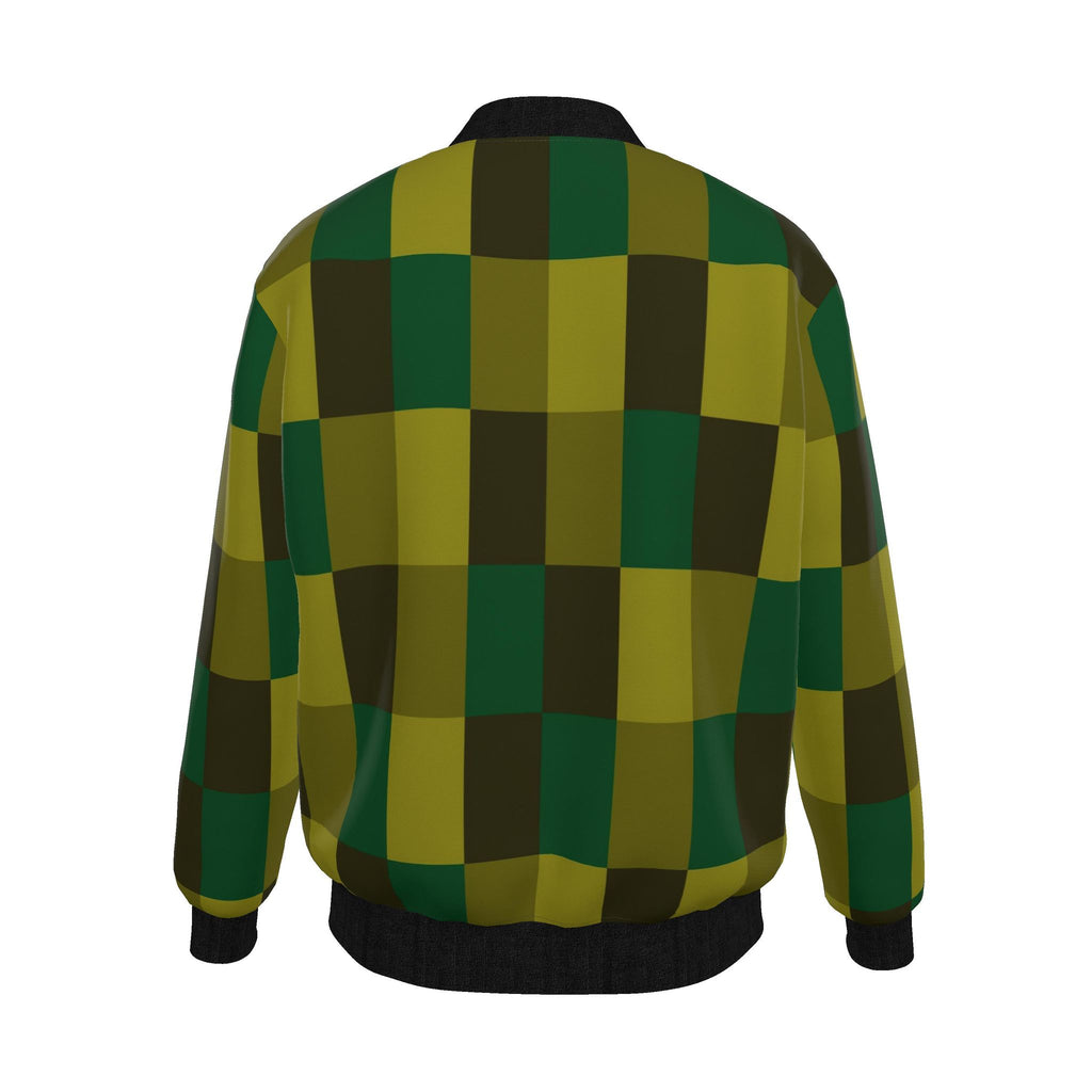 Mens Reversible Silk Bomber Jacket