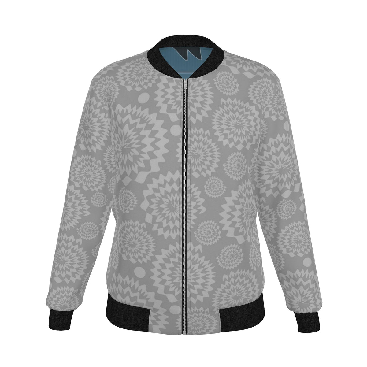 Women's Reversible Silk Bomber Jacket