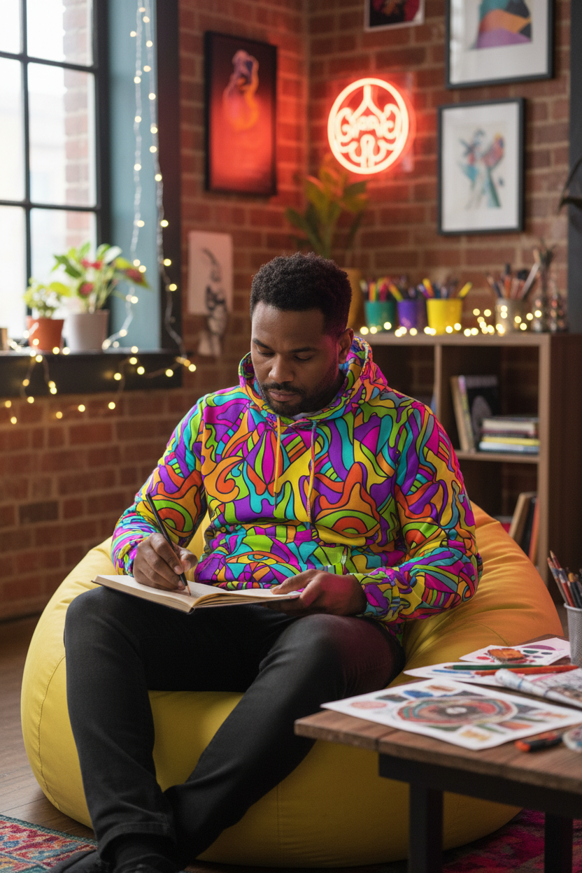 Neon Hoodie Design Studio